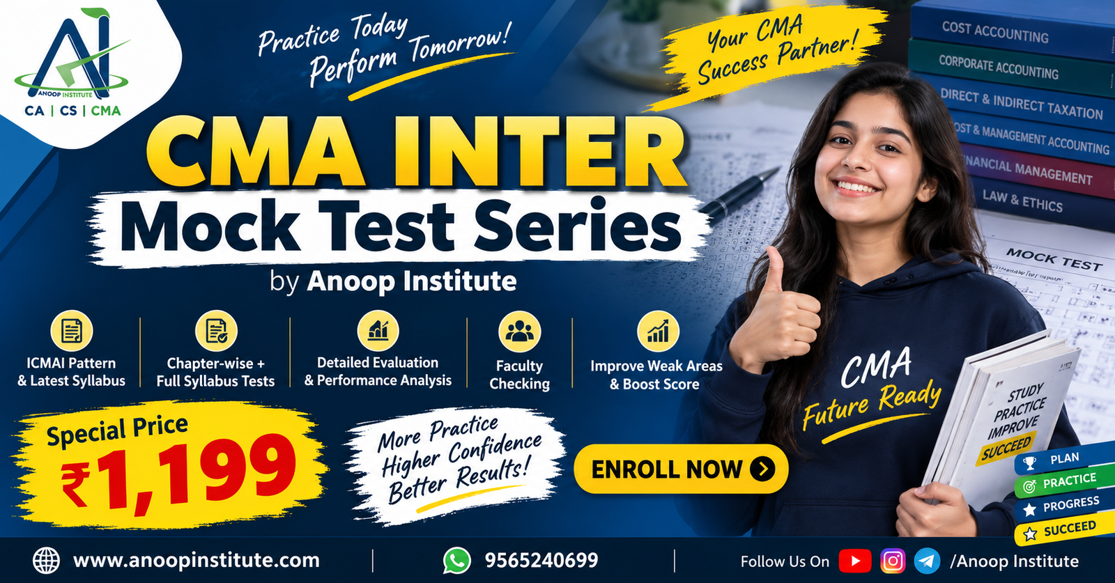 CMA Inter Mock Test Series Comparison: Price, Faculty Checking & ICMAI Pattern Matc