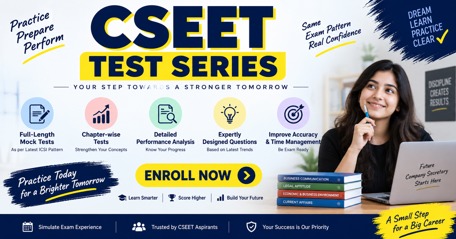 CSEET Test Series 2027 — Crack CSEET in First Attempt