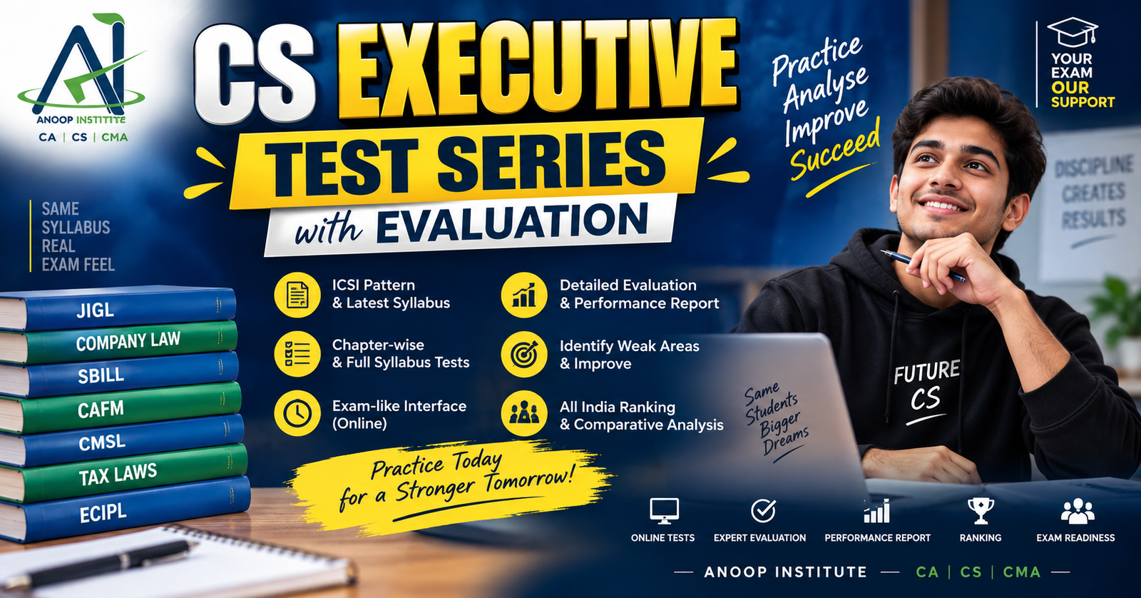 CS Executive Test Series with Evaluation – Anoop Institute