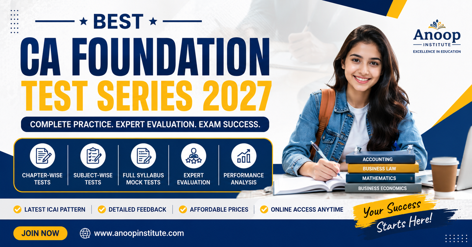 Best CA Foundation Test Series 2027 – Complete Buying Guide