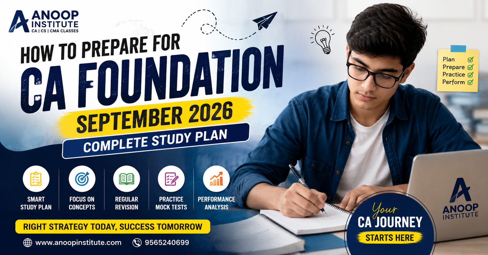How to Prepare for CA Foundation September 2026 – Complete Study Plan
