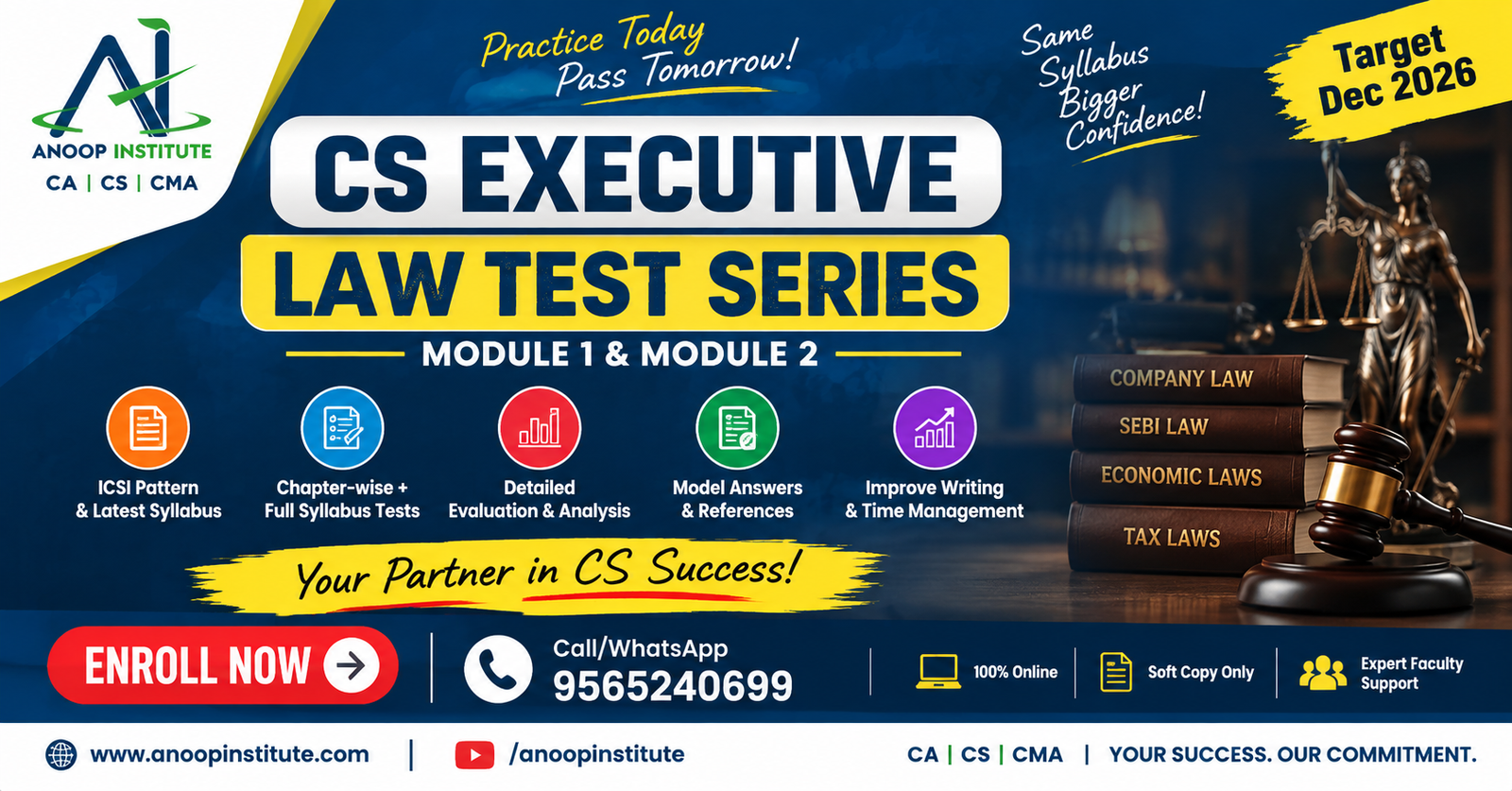 Top Rated Alternatives to GM Test Series for CS Executive Module 1 & 2 Law Papers