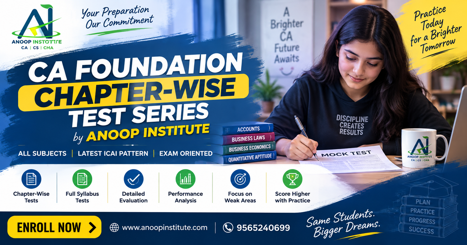Best Test Series for CA Foundation Chapter-Wise Preparation (2026 - 27 )