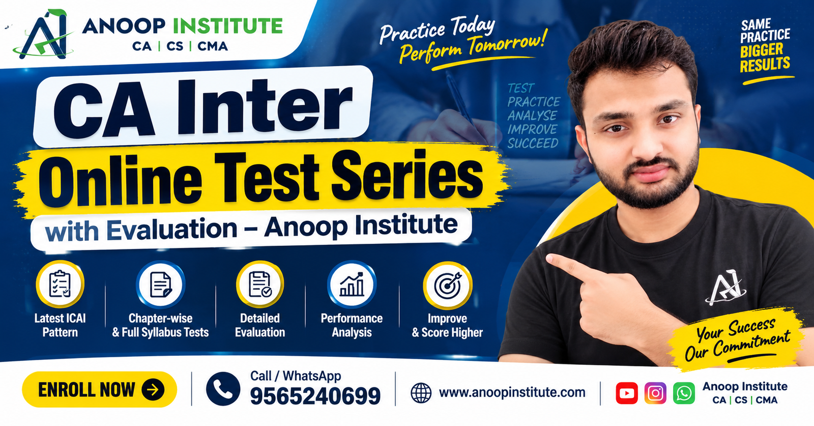 CA Inter Online Test Series with Evaluation | Anoop Institute