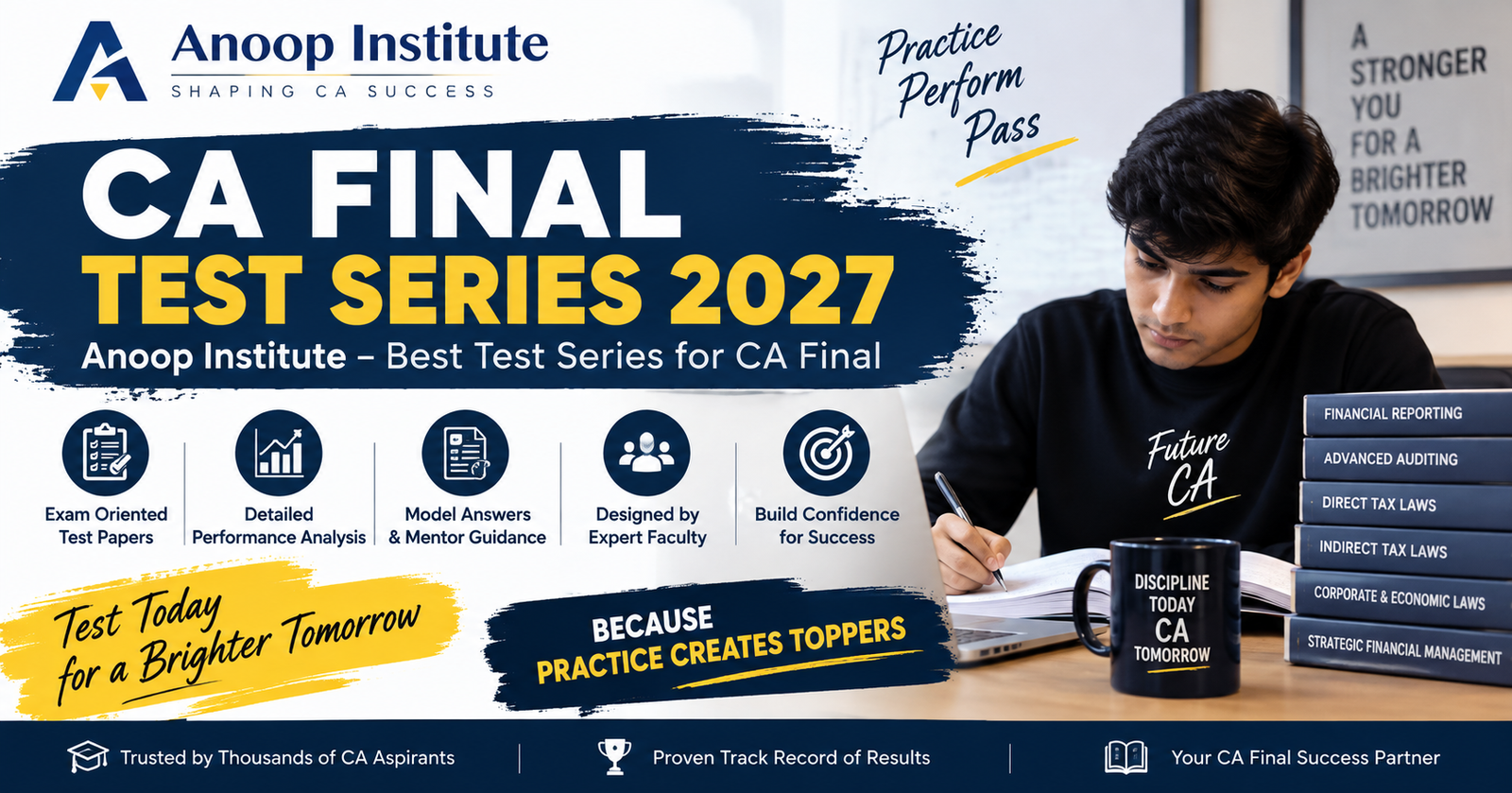 CA Final Test Series 2027: Best Way to Crack CA Final in First Attempt