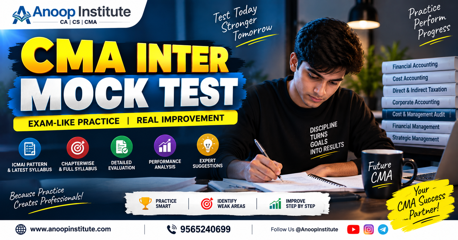 CMA Inter Online Test Series Pune | Anoop Institute