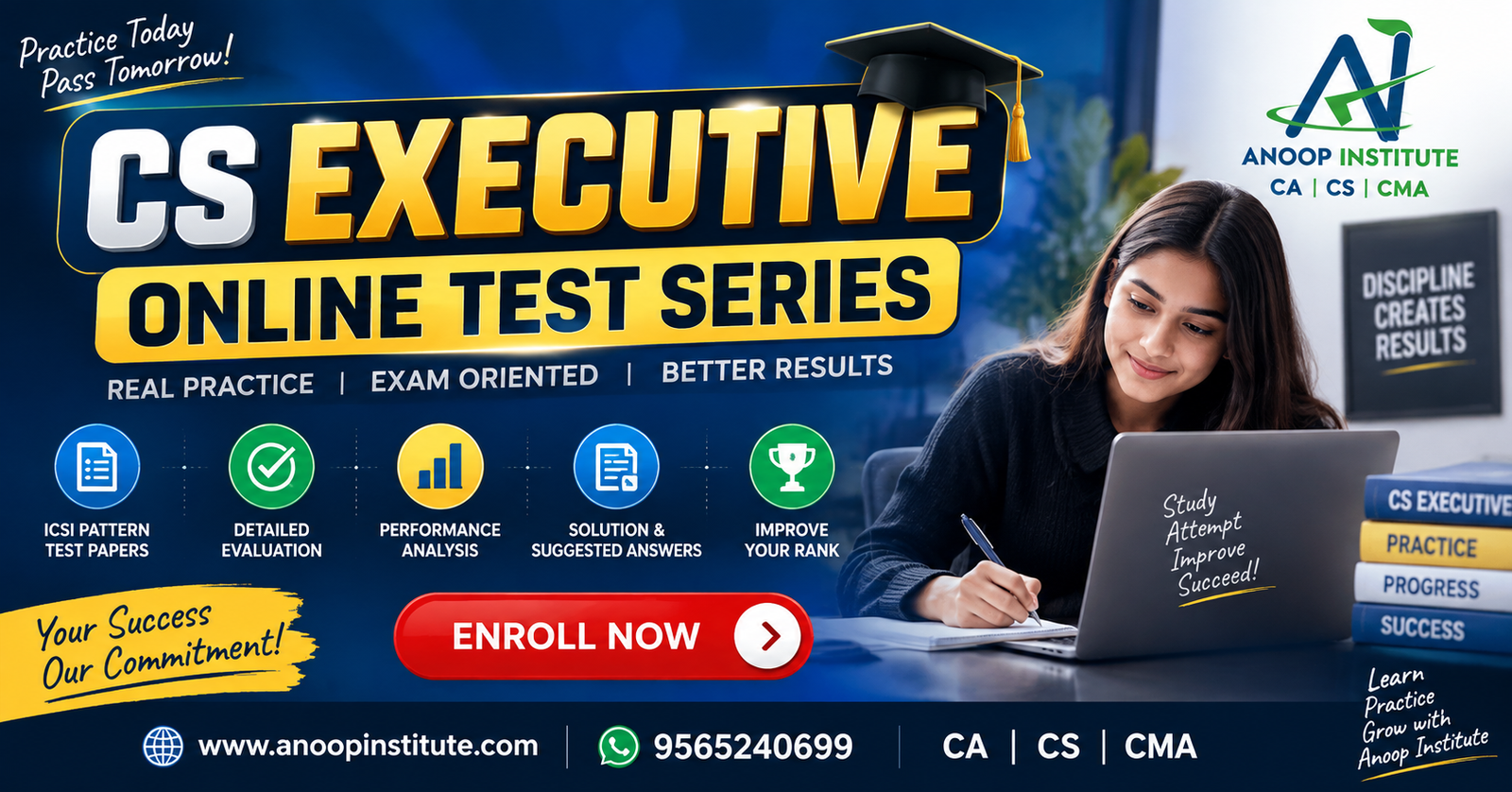 Affordable CS Executive Online Test Series 2026 – Anoop Institute