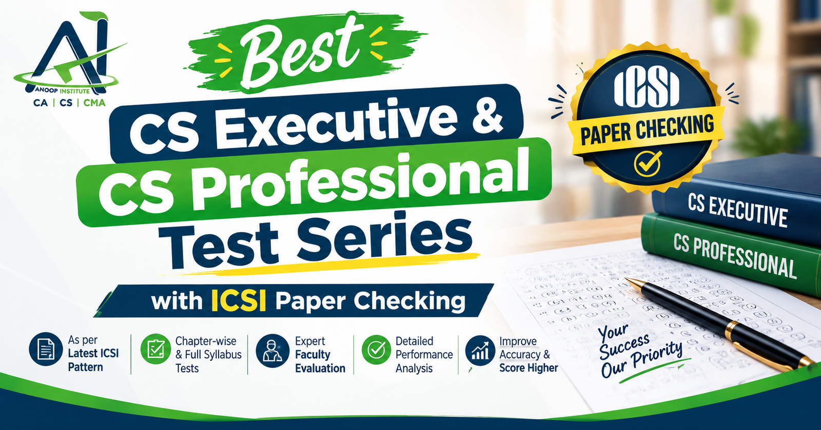 CS Professional Chapter-Wise Test Series with Detailed Evaluation