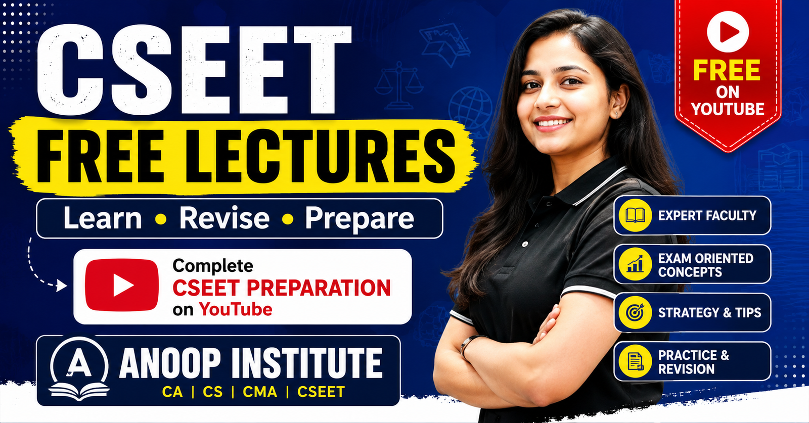 CSEET Free Lectures on YouTube – Complete Preparation Guide