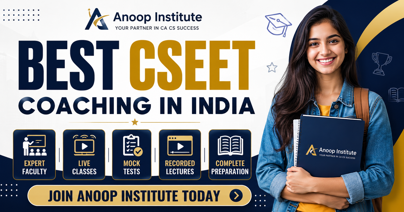 Best CSEET Coaching Institute in India 2026 | Why Students Choose Anoop Institute