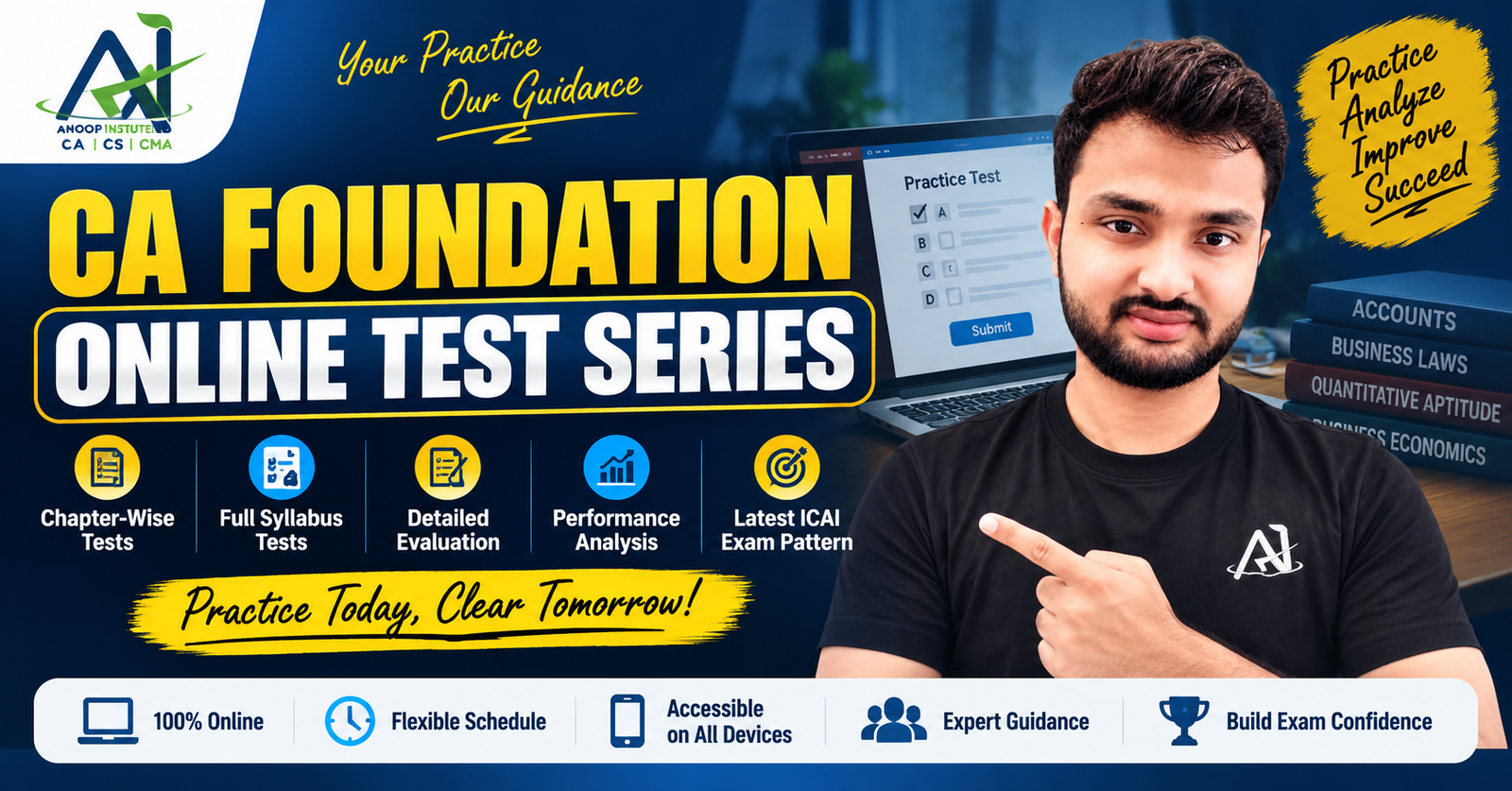 CA Foundation Online Test Series – Anoop Institute