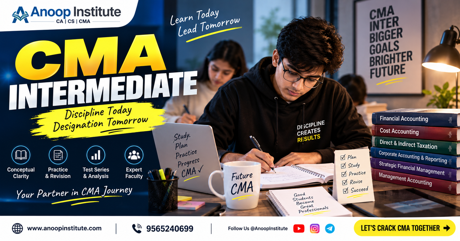 CMA Inter Test Series 2026 | Anoop Institute – Best Mock Tests for CMA Inter Students