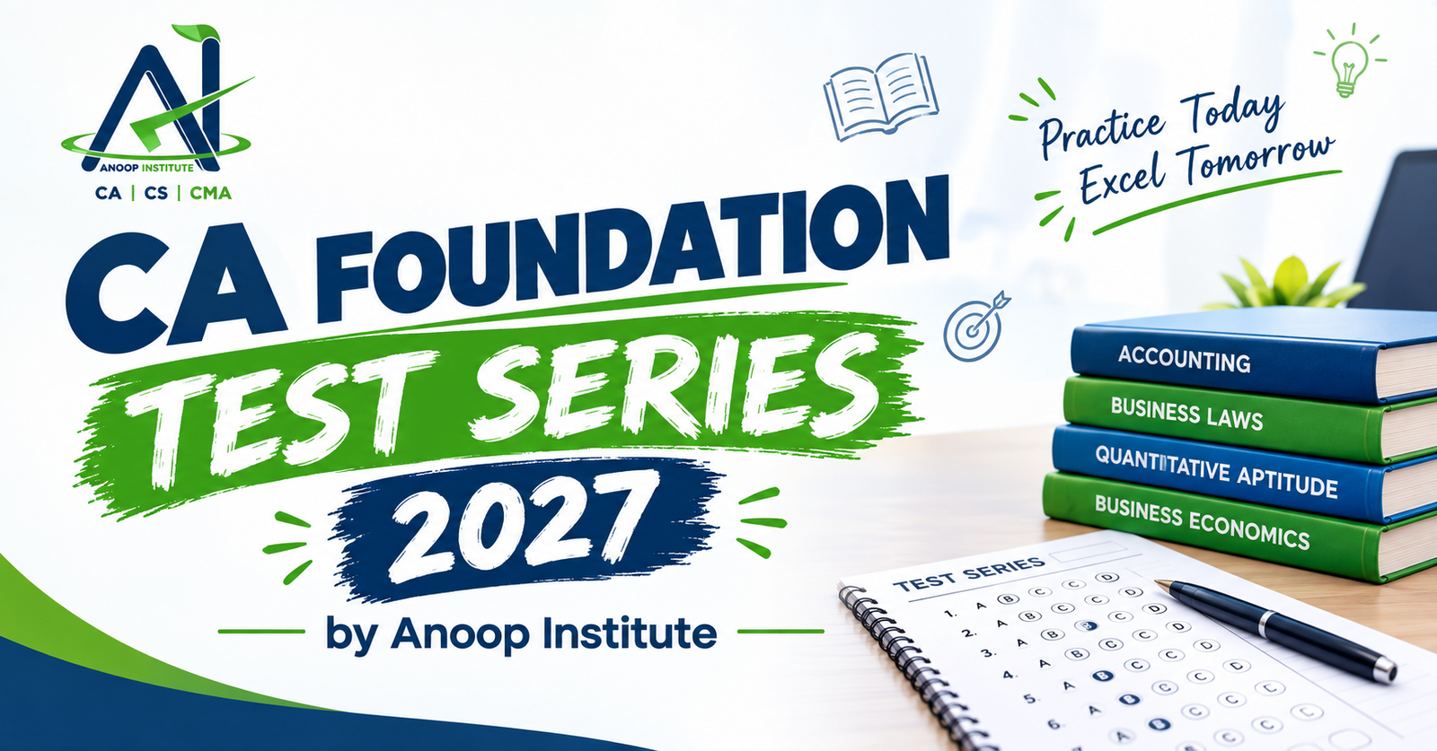 CA Foundation Test Series 2027 | Anoop Institute