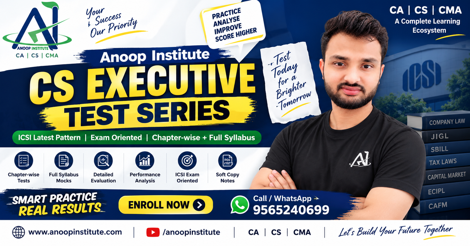 Best Test Series for CS Executive 2026 – Anoop Institute