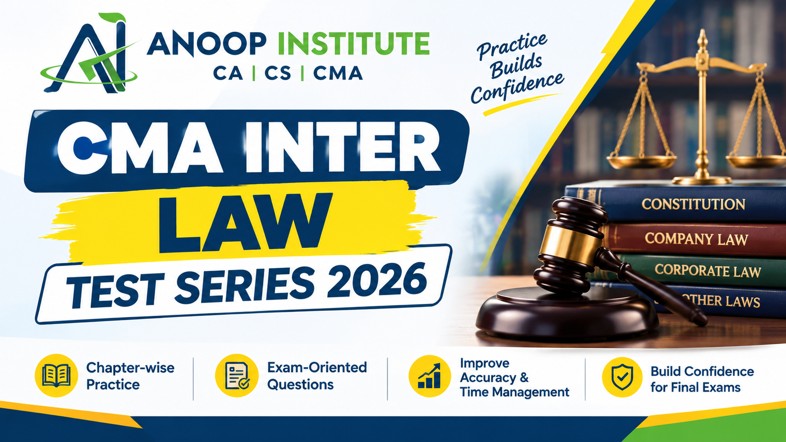 CMA Inter subject Law Test Series 2026
