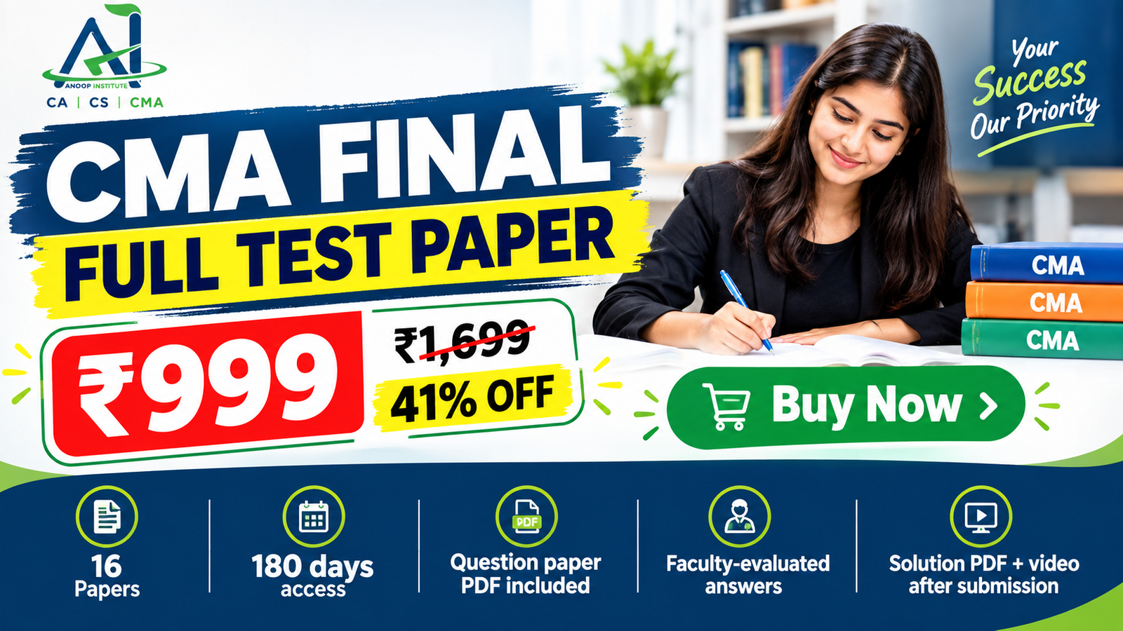 CMA Final Subject Test Series 2026