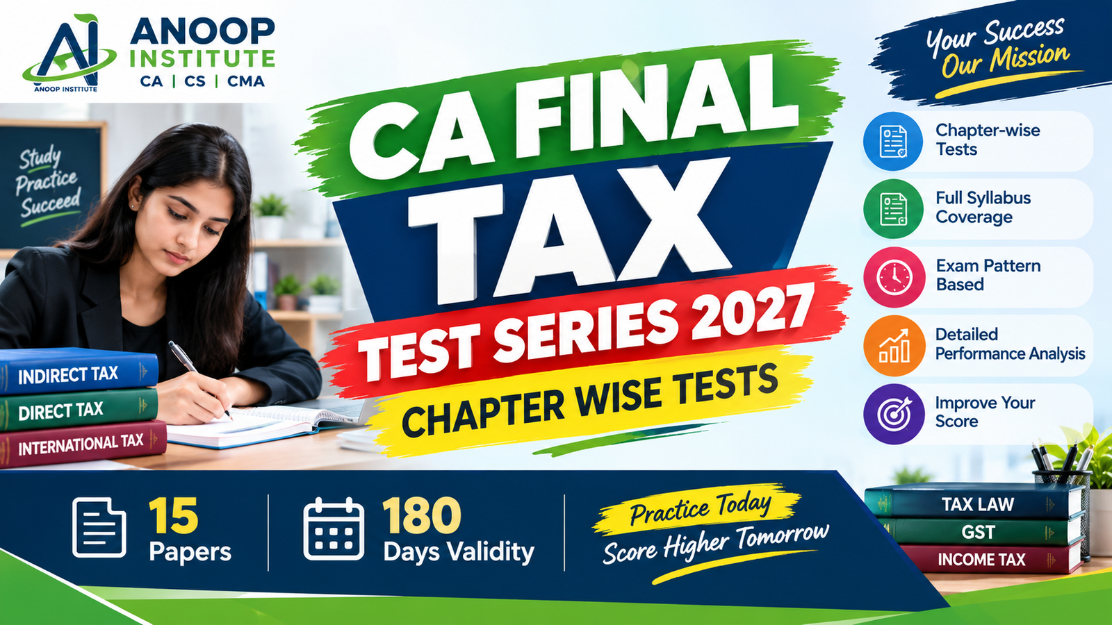 CA FINAL TAX Chapter Wise Tests
